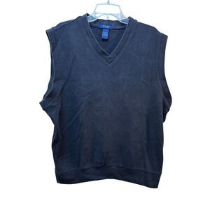 Izod men’s blue 100% cotton vest size XL. #1-0065